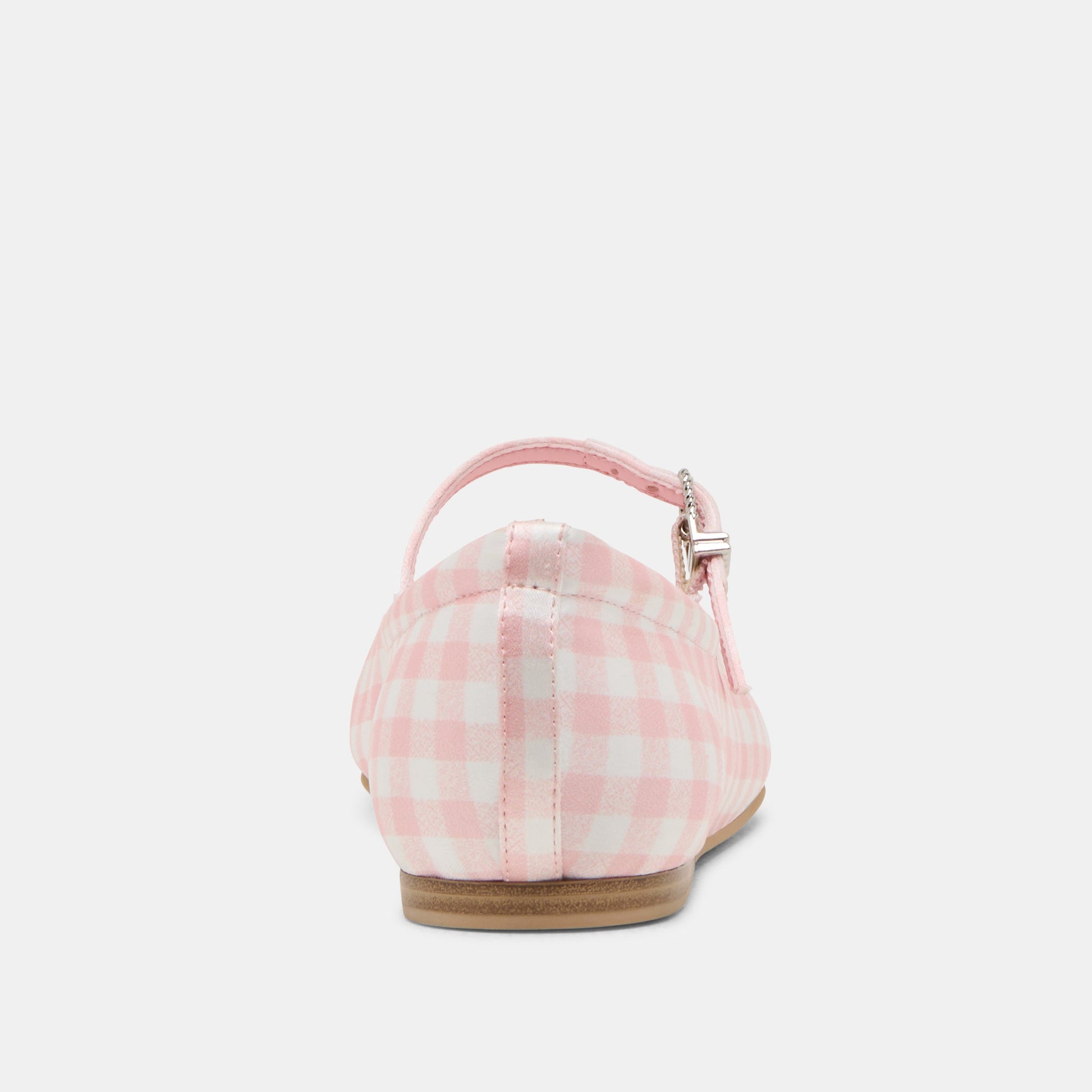 Dolce Vita Reyes X Byrdie Golf Pink Plaid Gingham Wide Ballet Flats