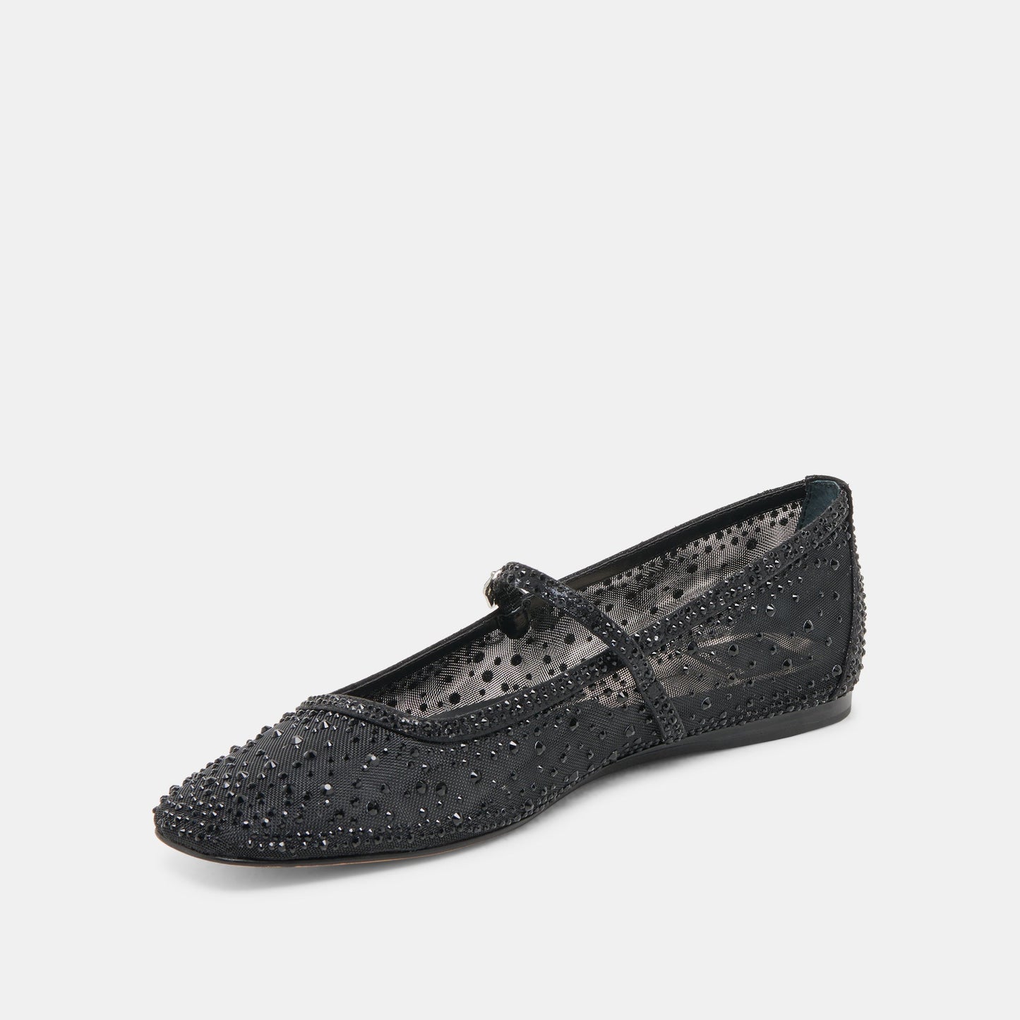 Dolce Vita REYES CRYSTAL BALLET FLATS BLACK MESH
