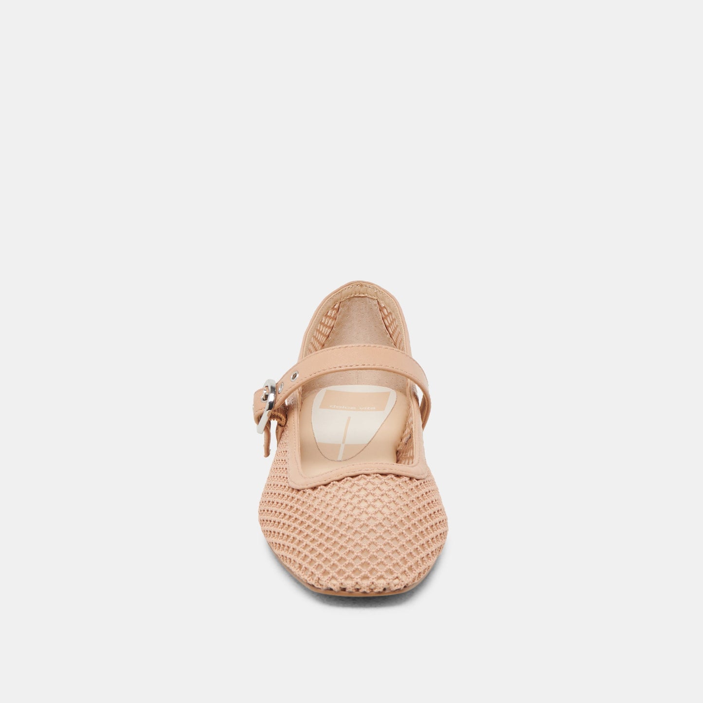 Dolce Vita RODNI MESH BALLET FLATS LIGHT TAN WOVEN MESH