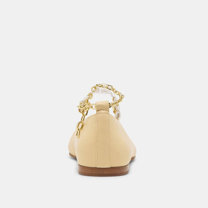 Dolce Vita Baiden Warm Natural Leather Ballet Flats