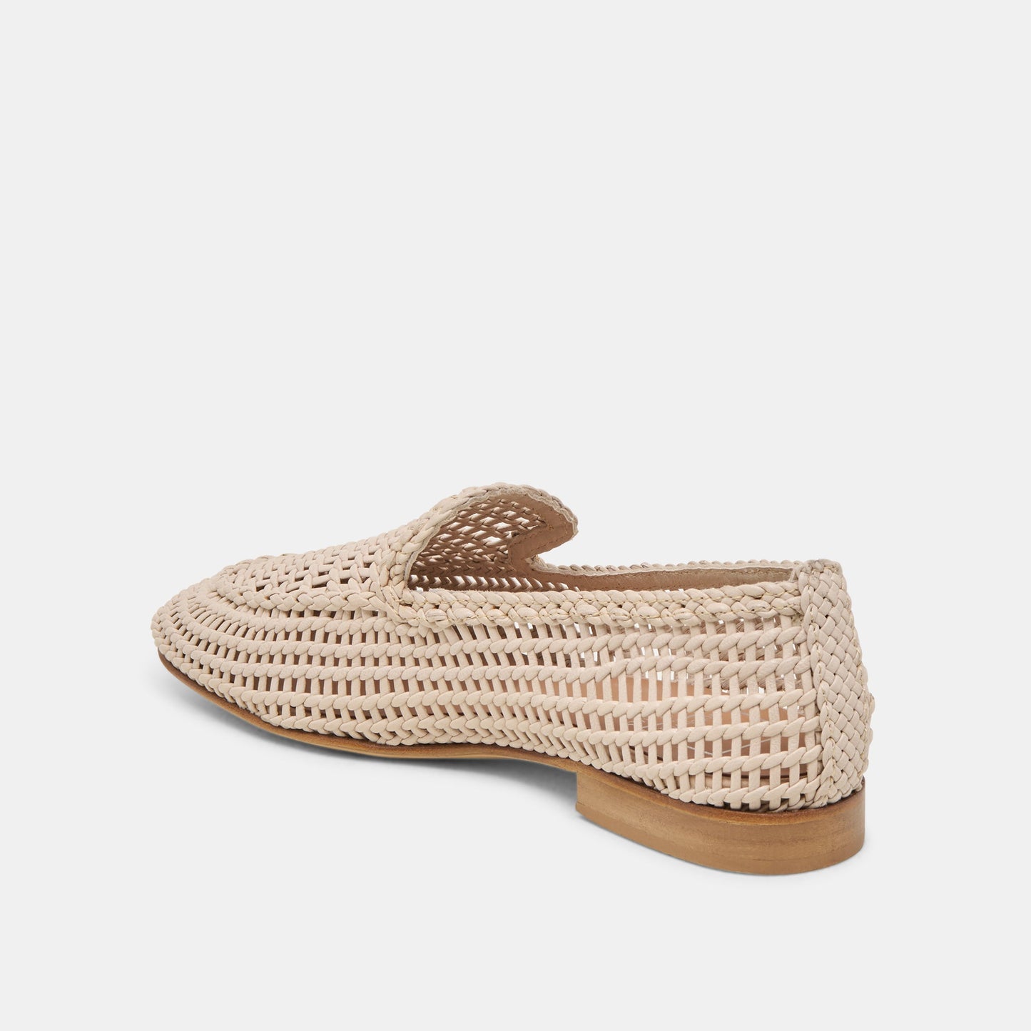 Dolce Vita Armond Bone Woven Leather Flats