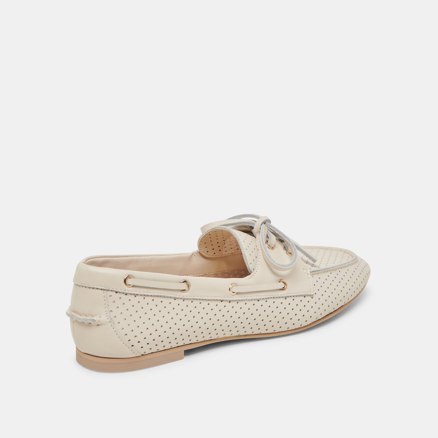 Dolce Vita LAKIN LOAFERS IVORY PERFORATED LEATHER