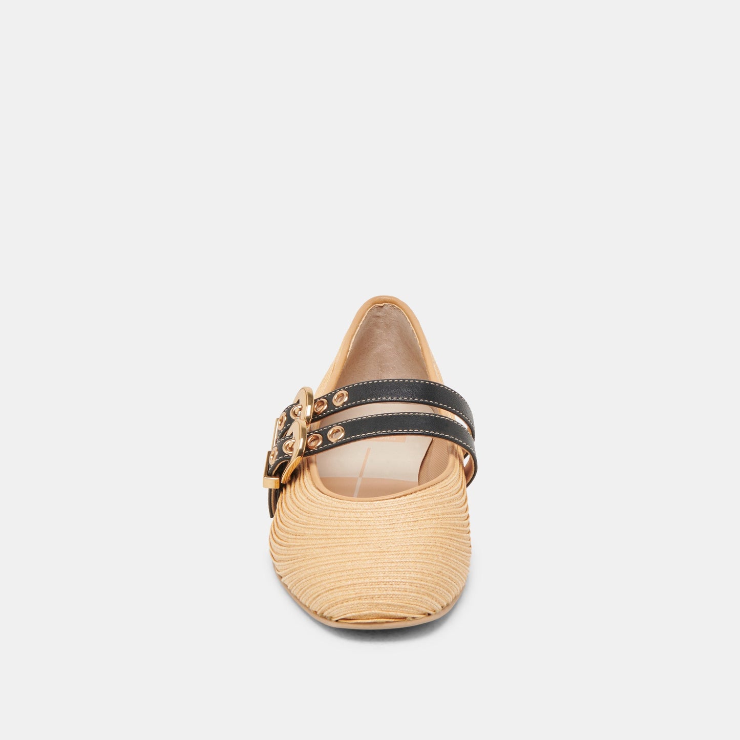 Dolce Vita BAYLEE WIDE BALLET FLATS NATURAL RAFFIA