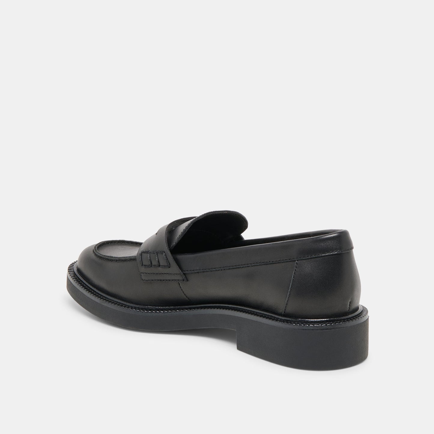 Dolce Vita Tiggy Black Leather Loafers