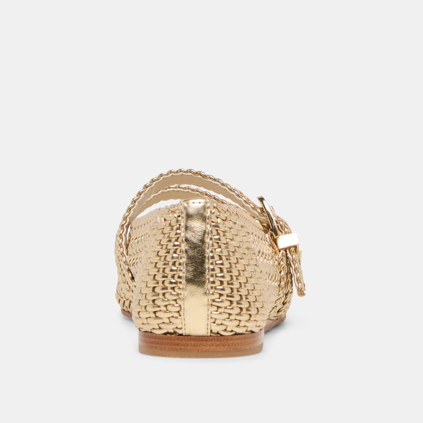 Dolce Vita Baylee Gold Woven Stella Ballet Flats