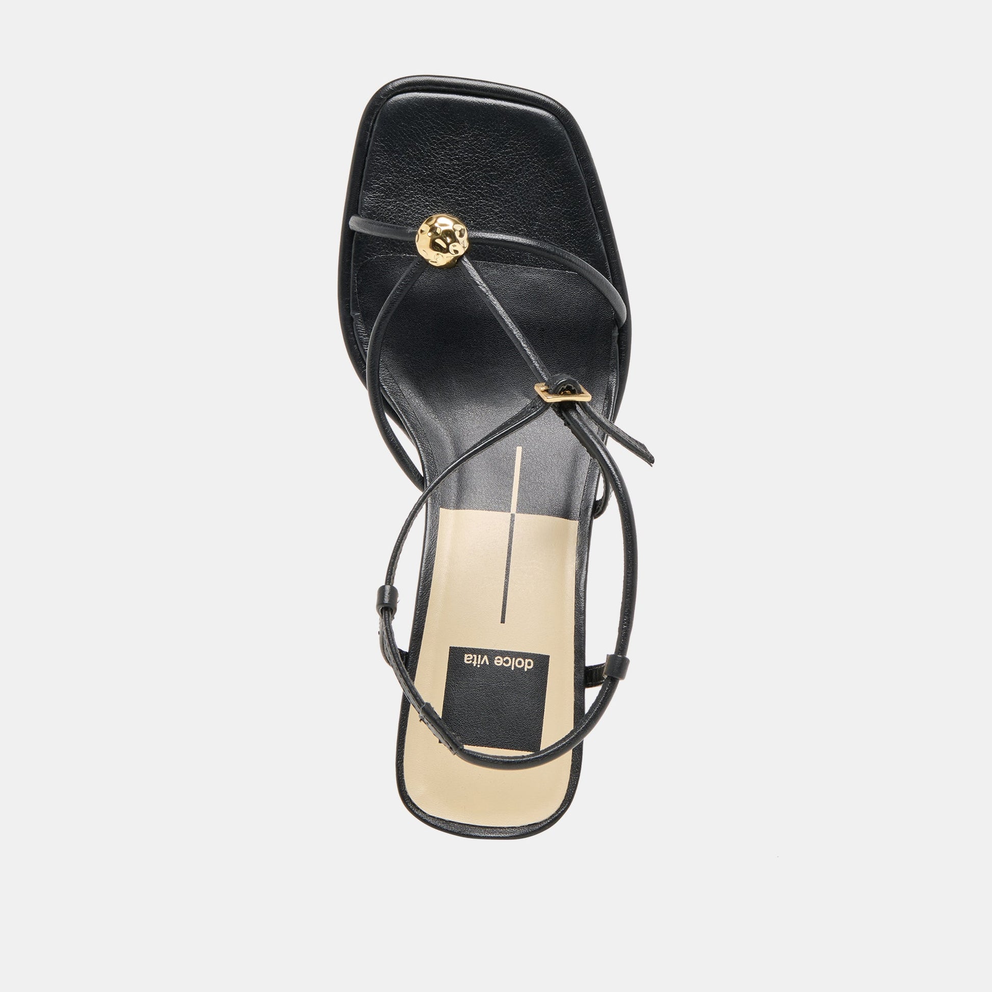 Dolce Vita Mylee Black Leather Heels