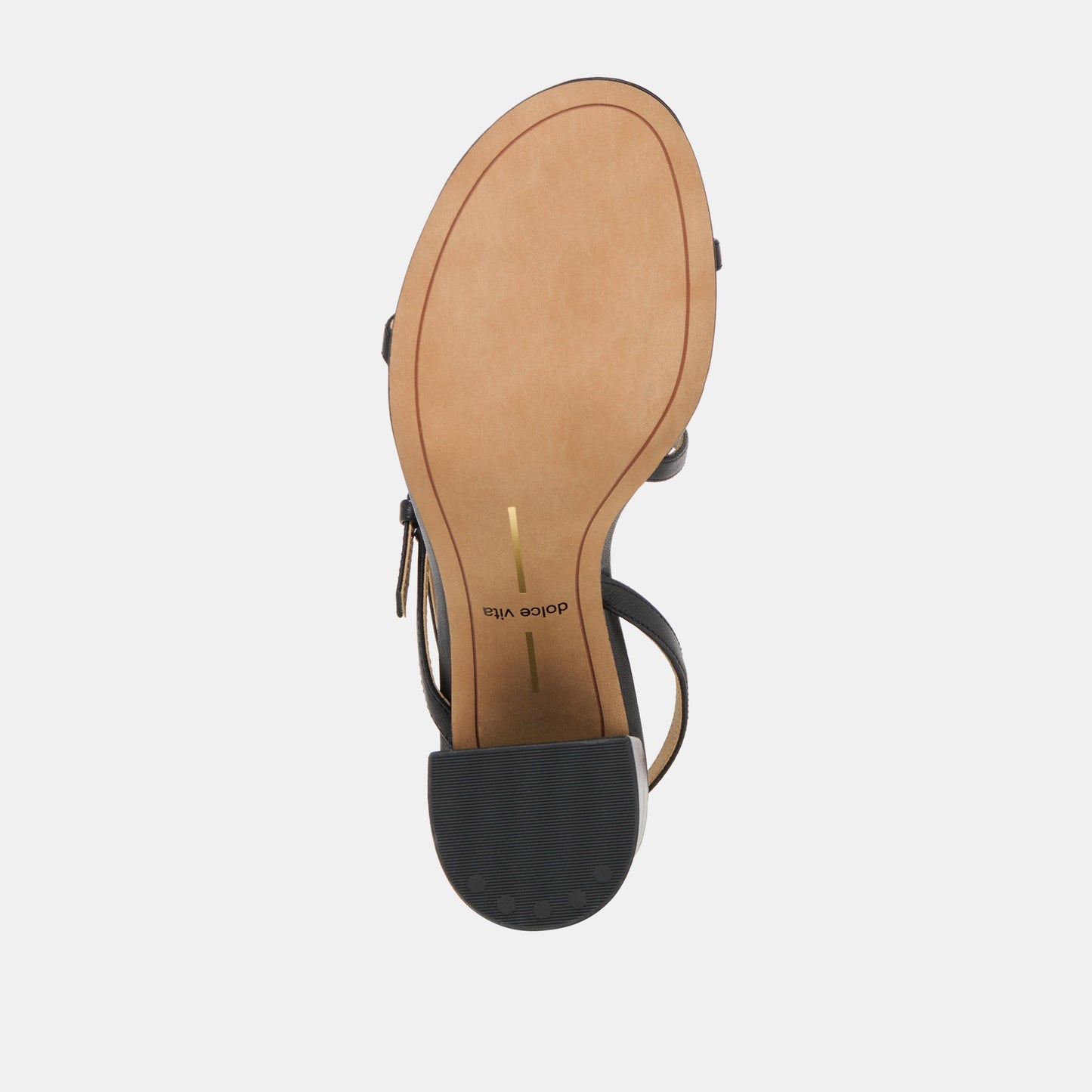 Dolce Vita Faye Black Leather Heels