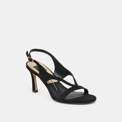 Dolce Vita Izela Onyx Suede Heels