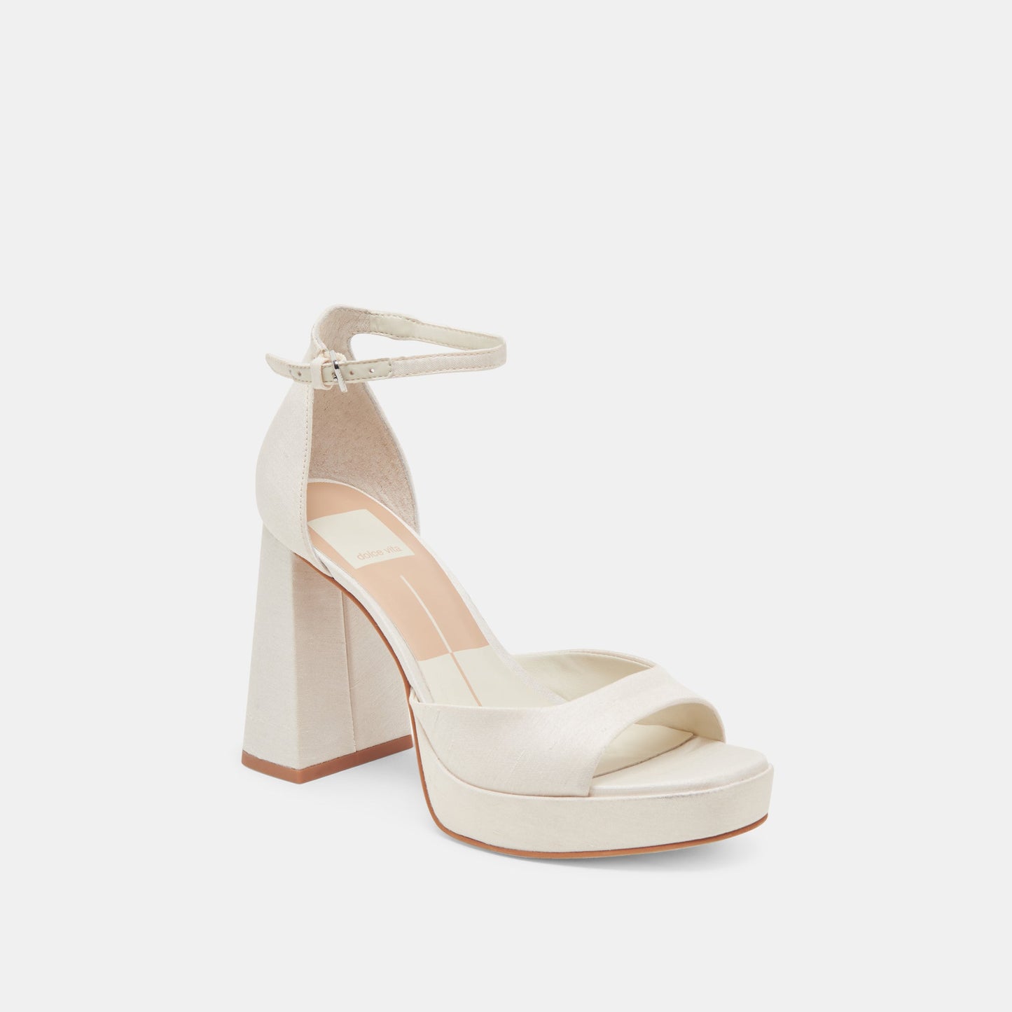 Dolce Vita PANDRO HEELS WHITE SATIN
