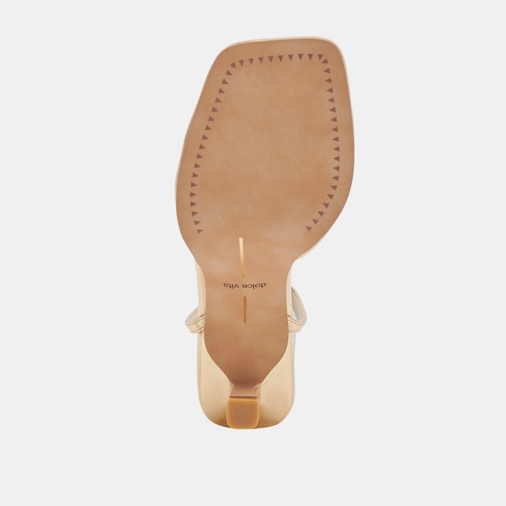 Dolce Vita MANJI HEELS LIGHT GOLD METALLIC LEATHER