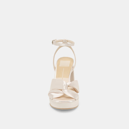 Dolce Vita PARLO HEELS IVORY SATIN