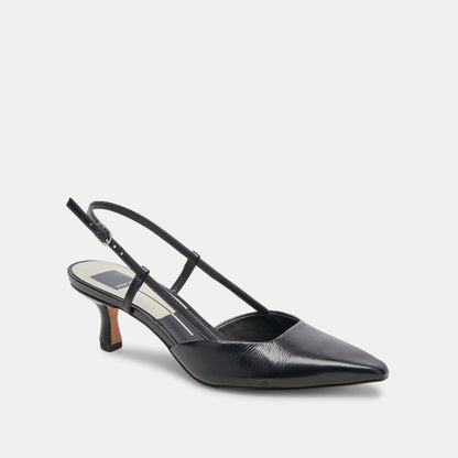 Dolce Vita ODELA HEELS MIDNIGHT CRINKLE PATENT