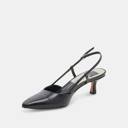 Dolce Vita ODELA HEELS MIDNIGHT CRINKLE PATENT