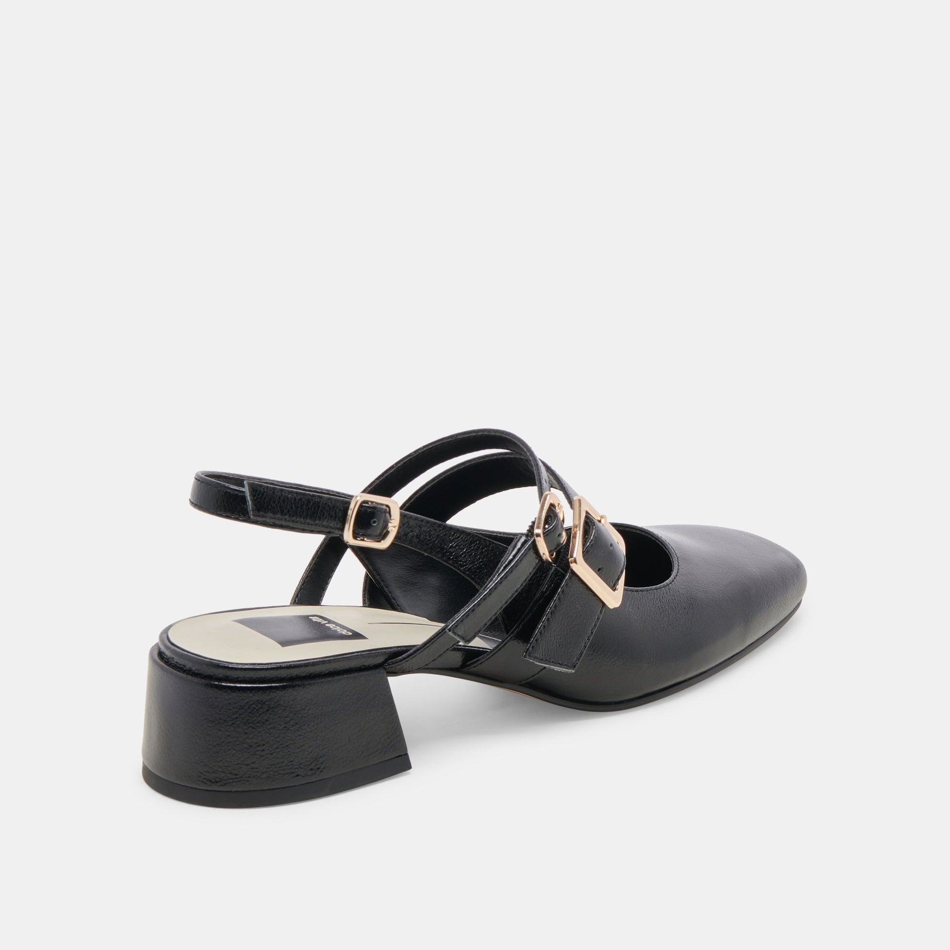 Dolce Vita PATZY HEELS MIDNIGHT CRINKLE PATENT LEATHER