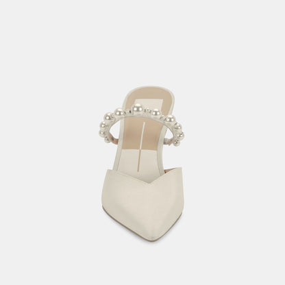 Dolce Vita KANIKA Pearl Heels Vanilla Silk