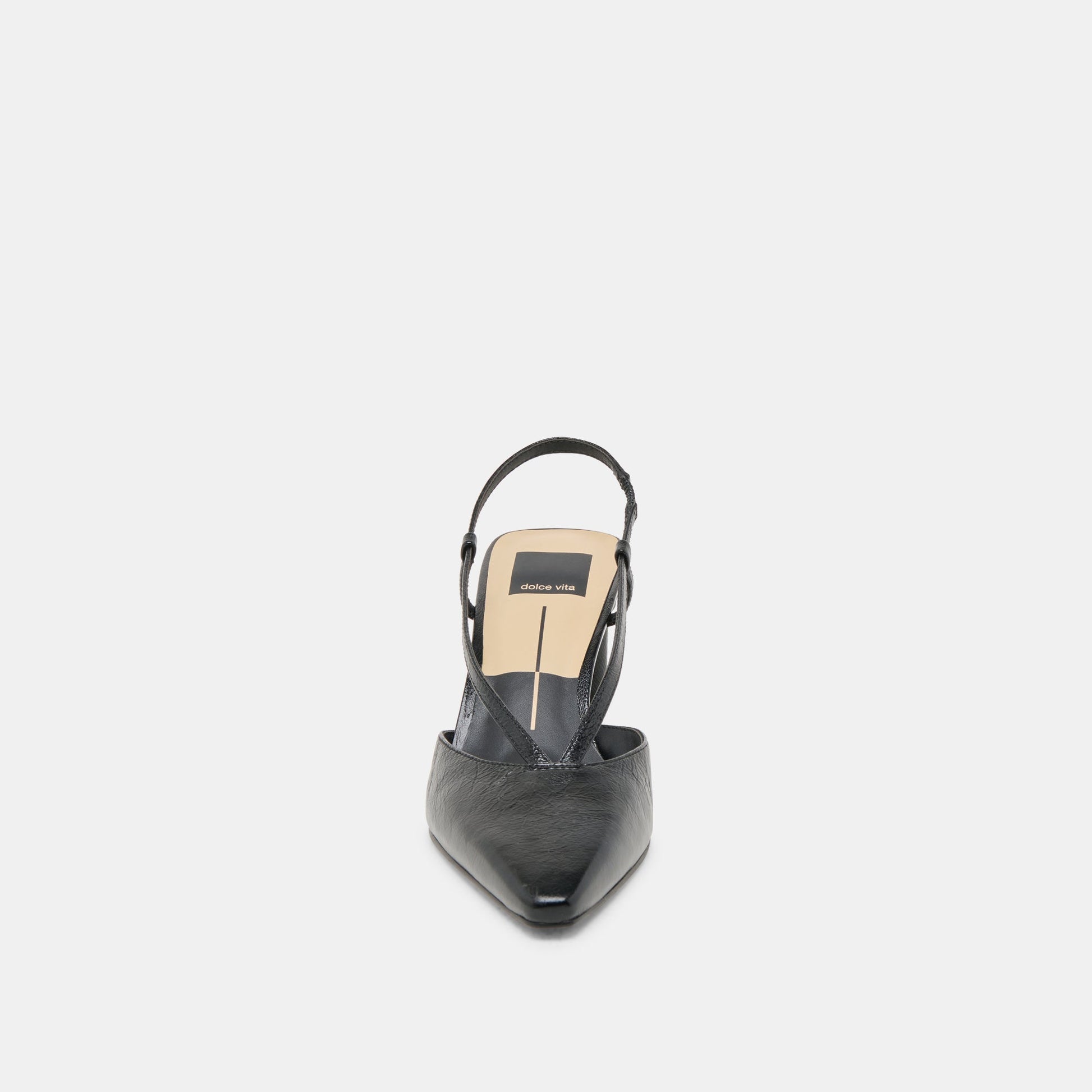 Dolce Vita Ginay Black Leather Heels