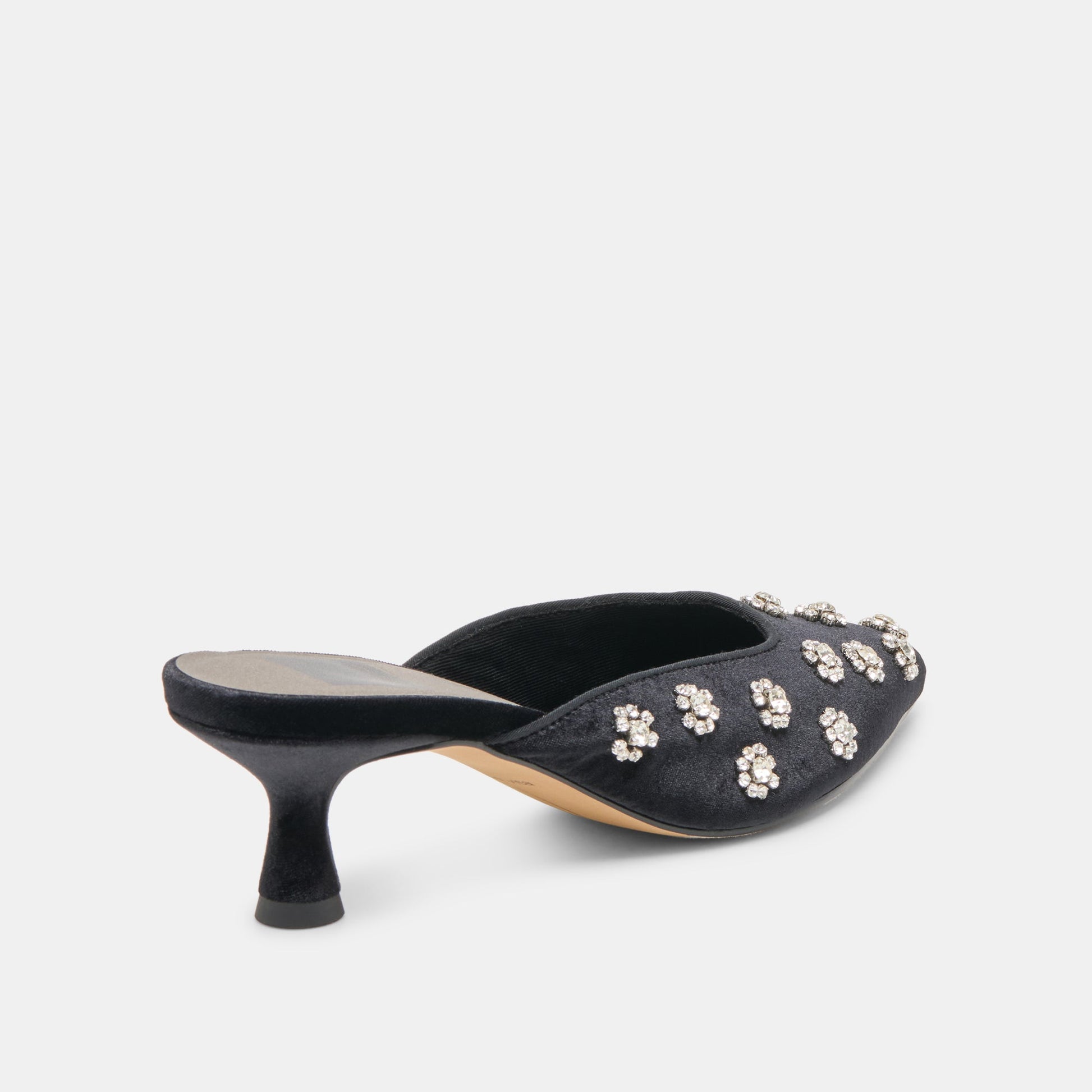 Dolce Vita Clara Nero Velvet Heels