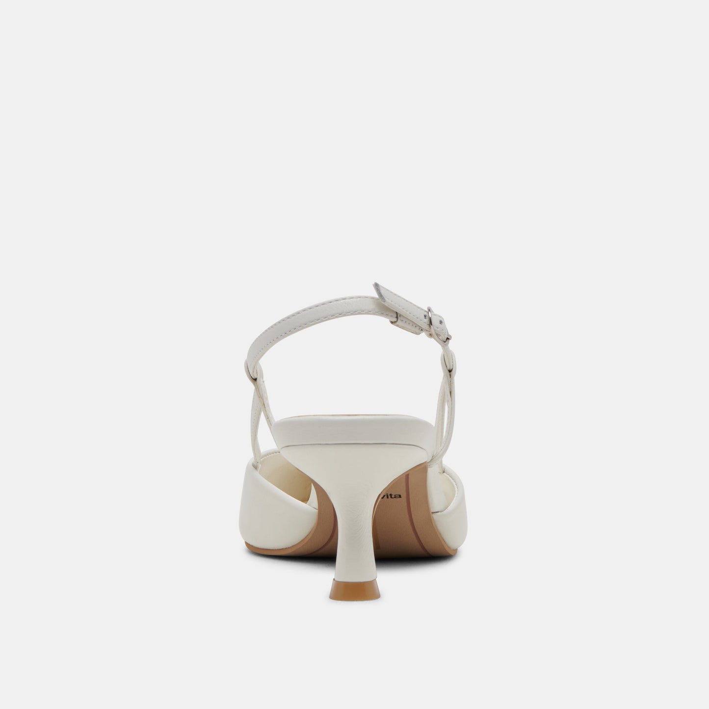Dolce Vita Odela White Leather Heels