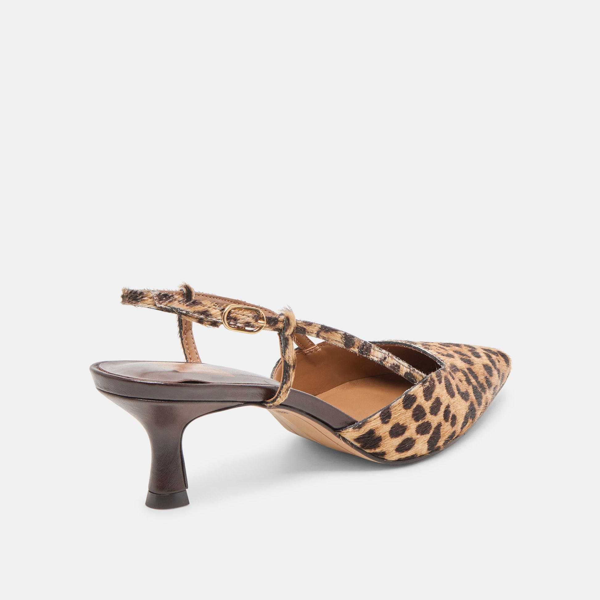 Dolce Vita Odela Dk Leopard Calf Hair Heels
