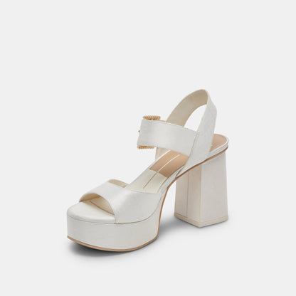 Dolce Vita Bobby Pearl White Pearl Heels