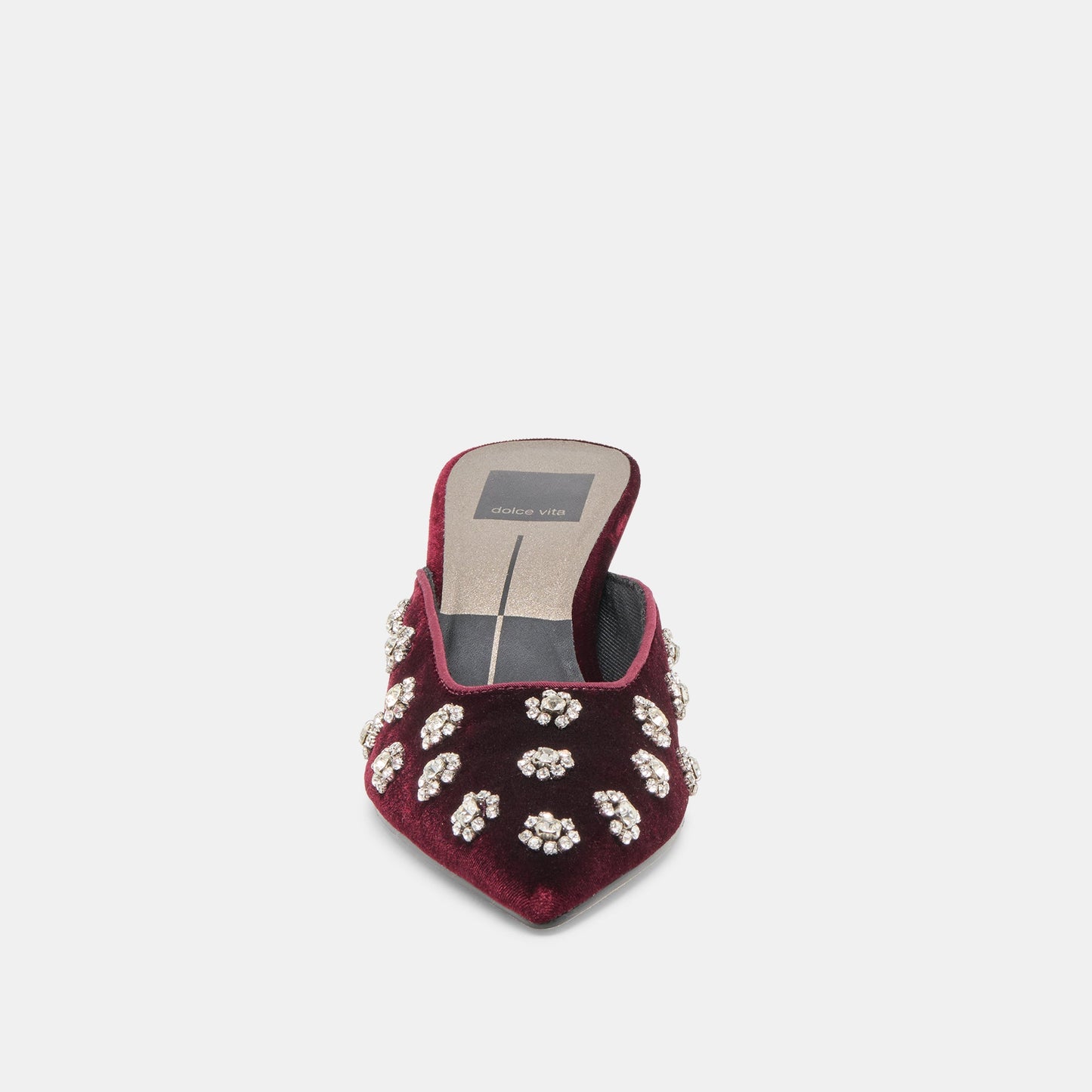 Dolce Vita Clara Bordeaux Velvet Heels