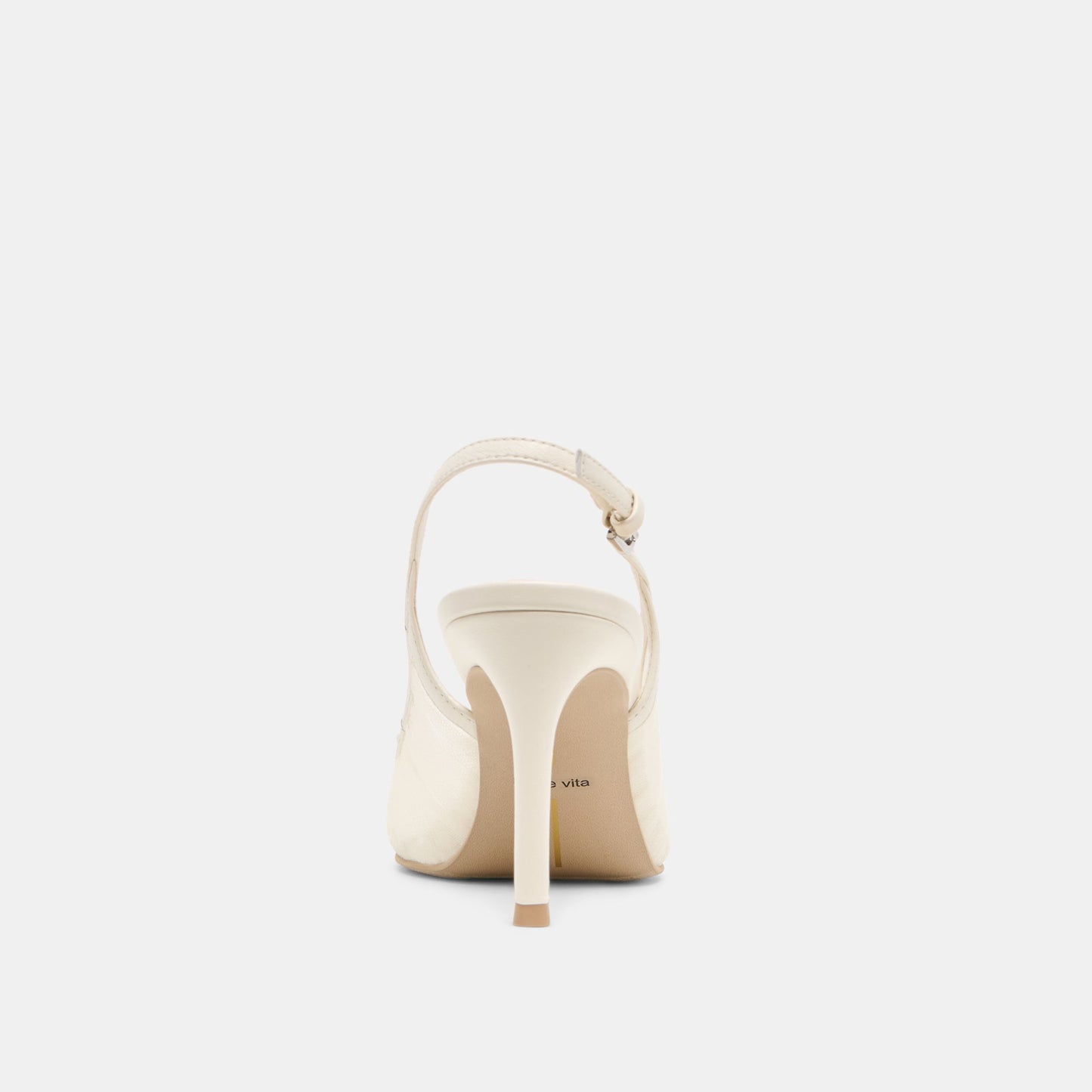 Dolce Vita Yela White Tulle Heels