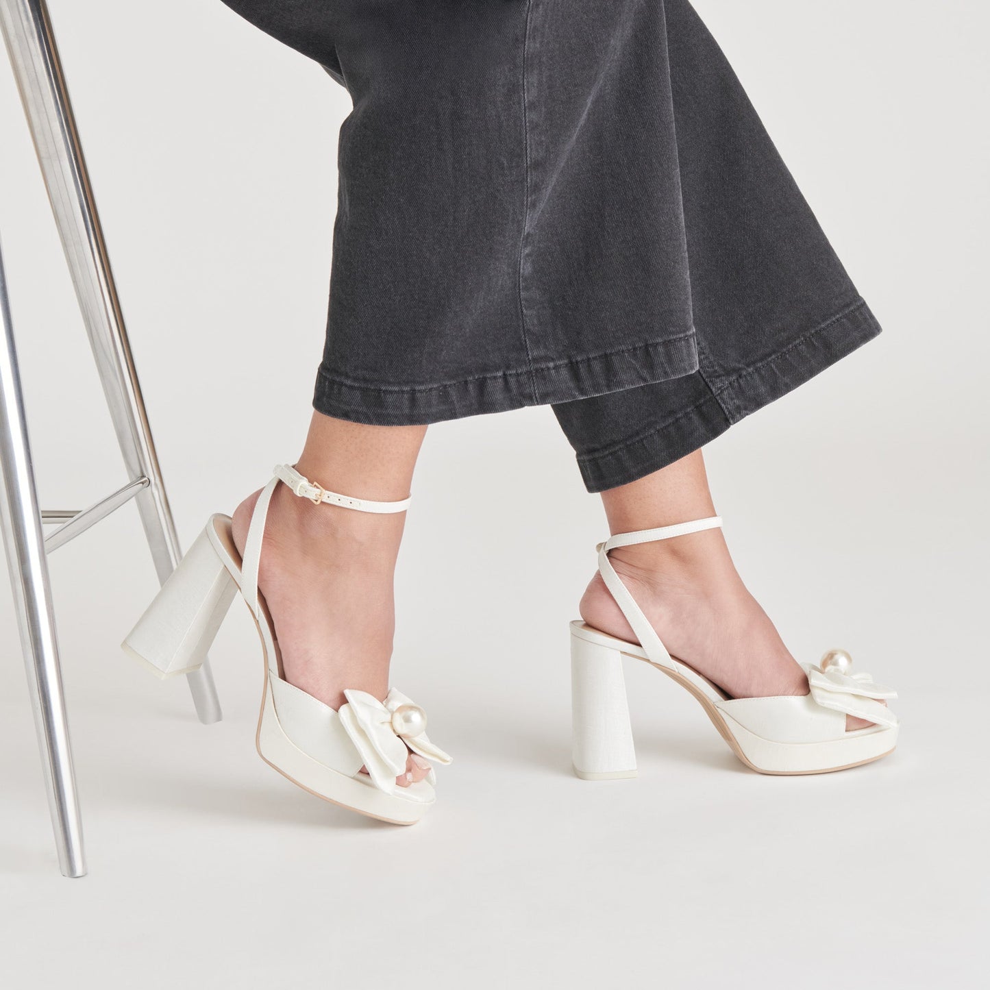 Dolce Vita PATTON HEELS IVORY SATIN