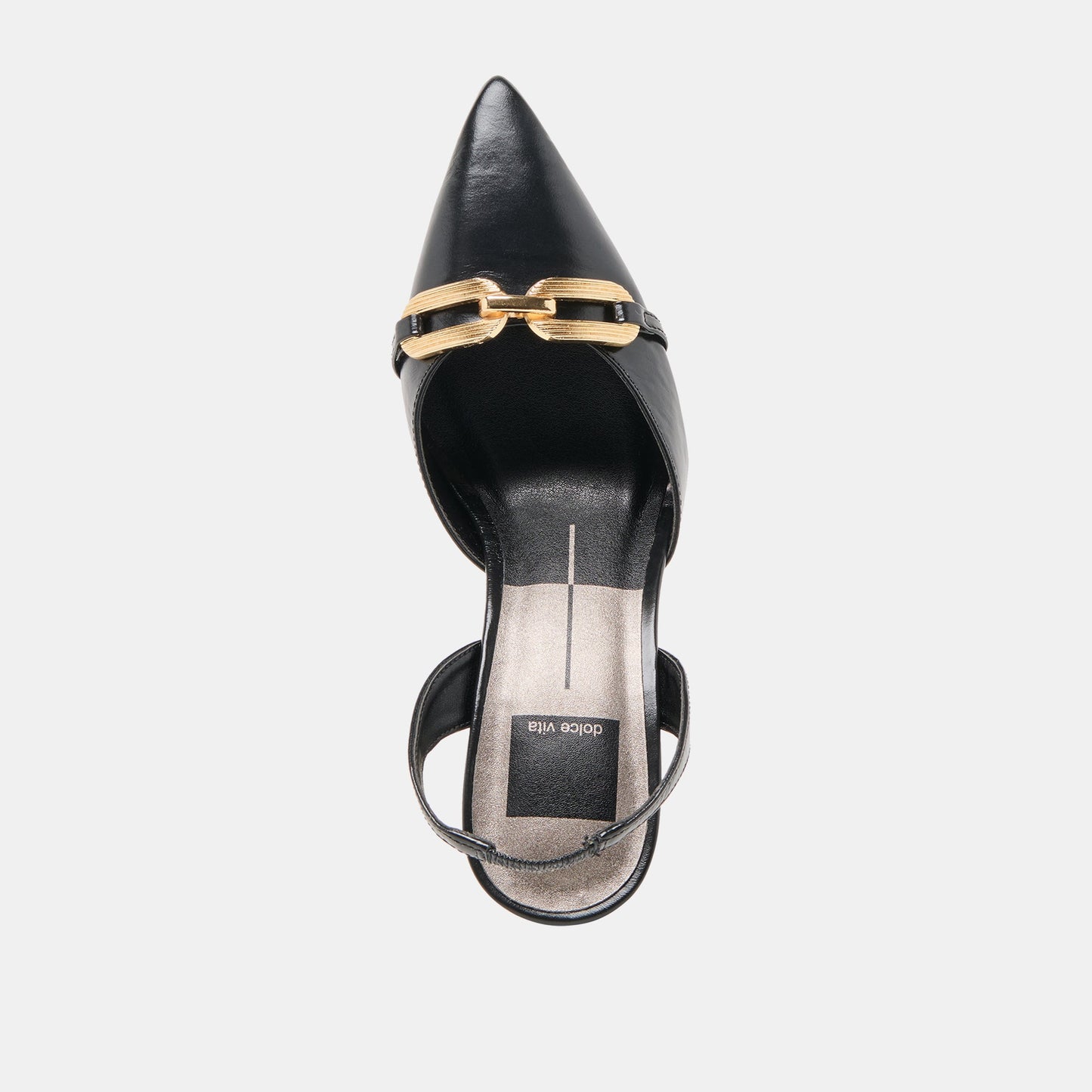 Dolce Vita Malik Midnight Crinkle Patent Heels