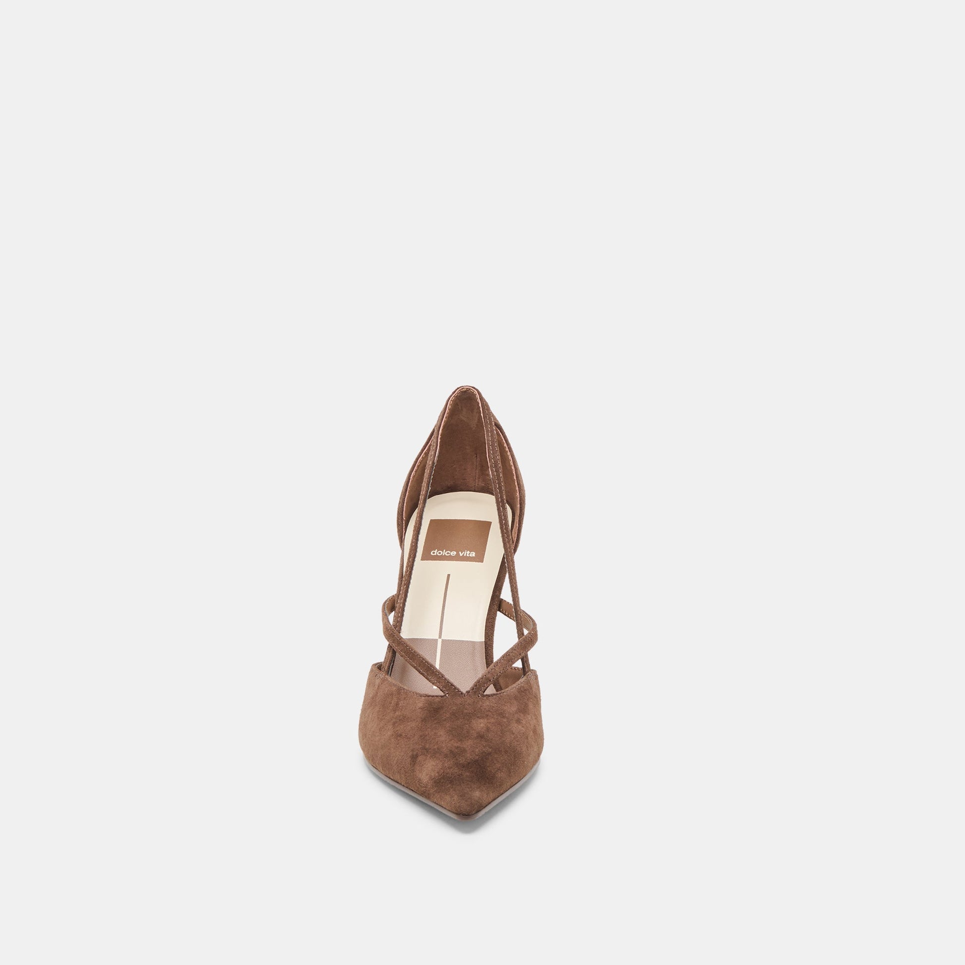 Dolce Vita Kaine Dk Brown Suede Heels