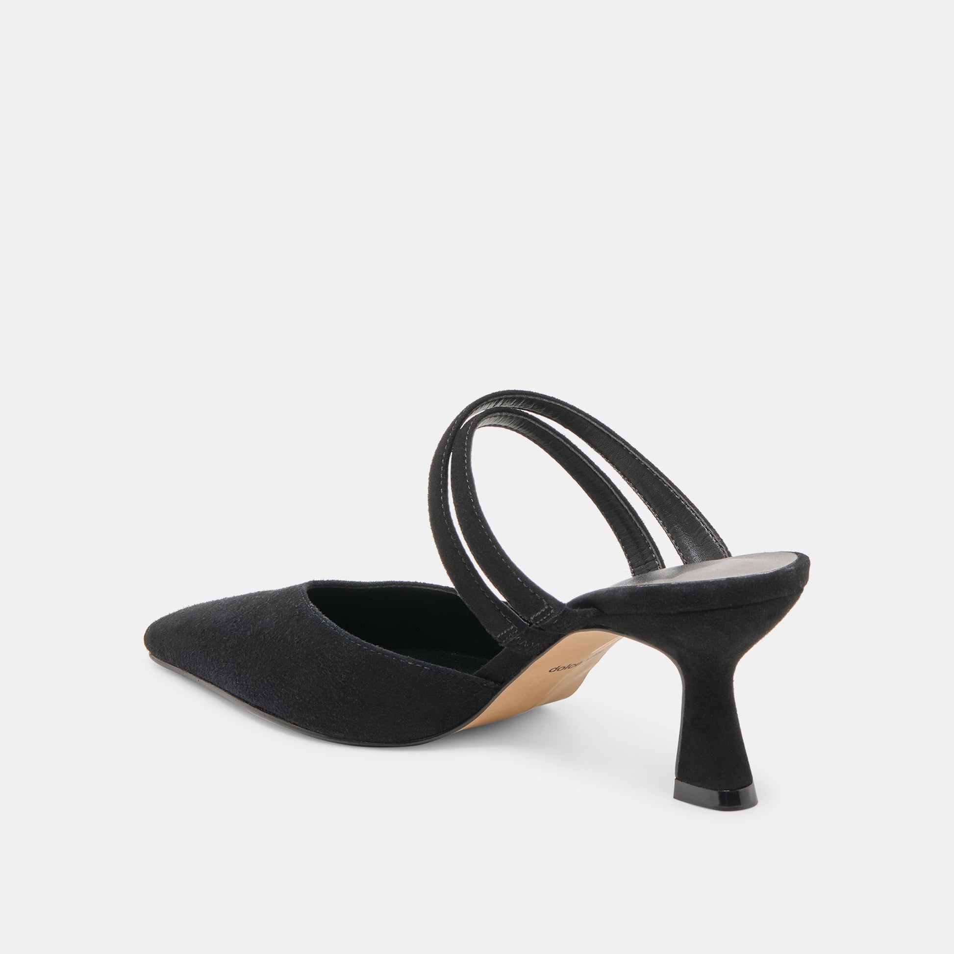 Dolce Vita Linore Onyx Suede Heels