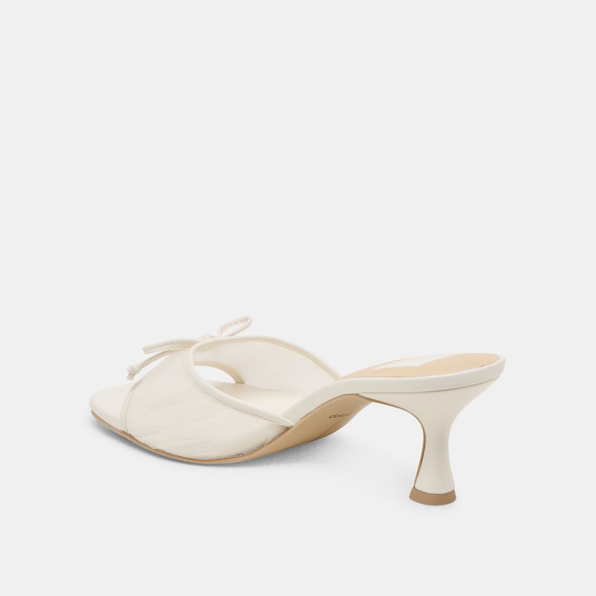 Dolce Vita Galen White Tulle Heels