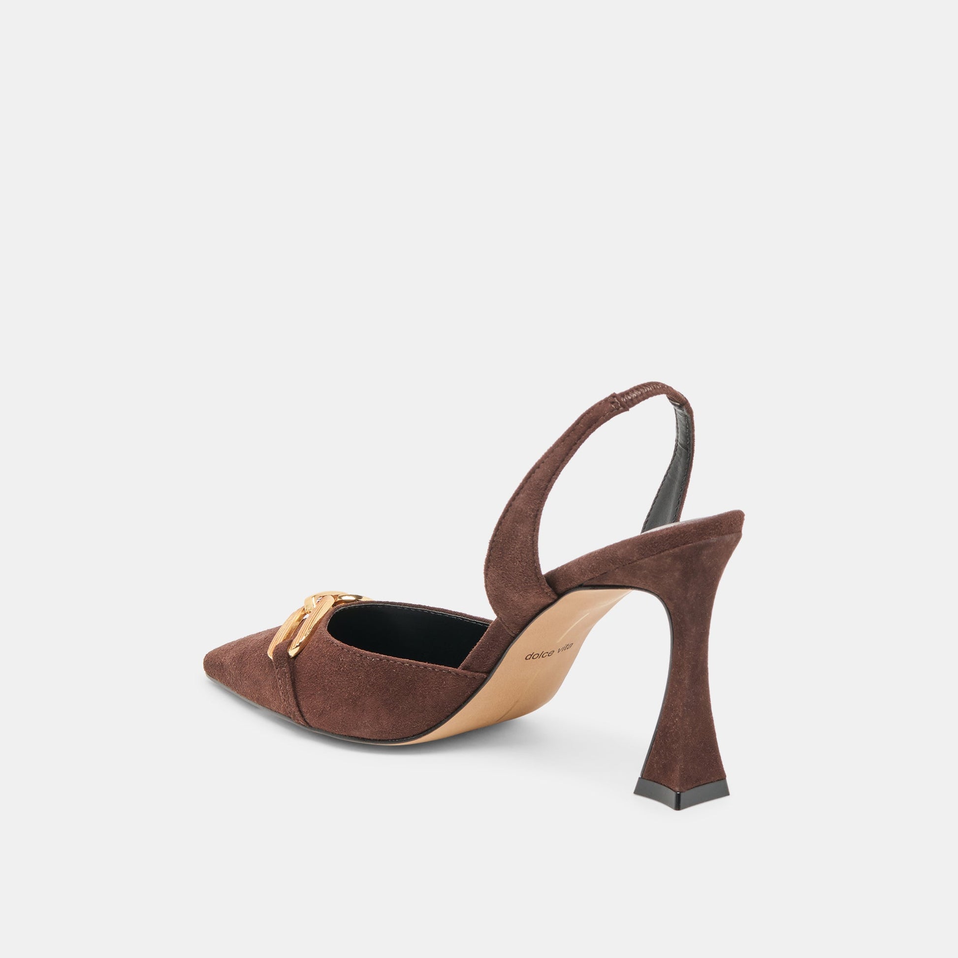 Dolce Vita Malik Mahogany Nubuck Heels