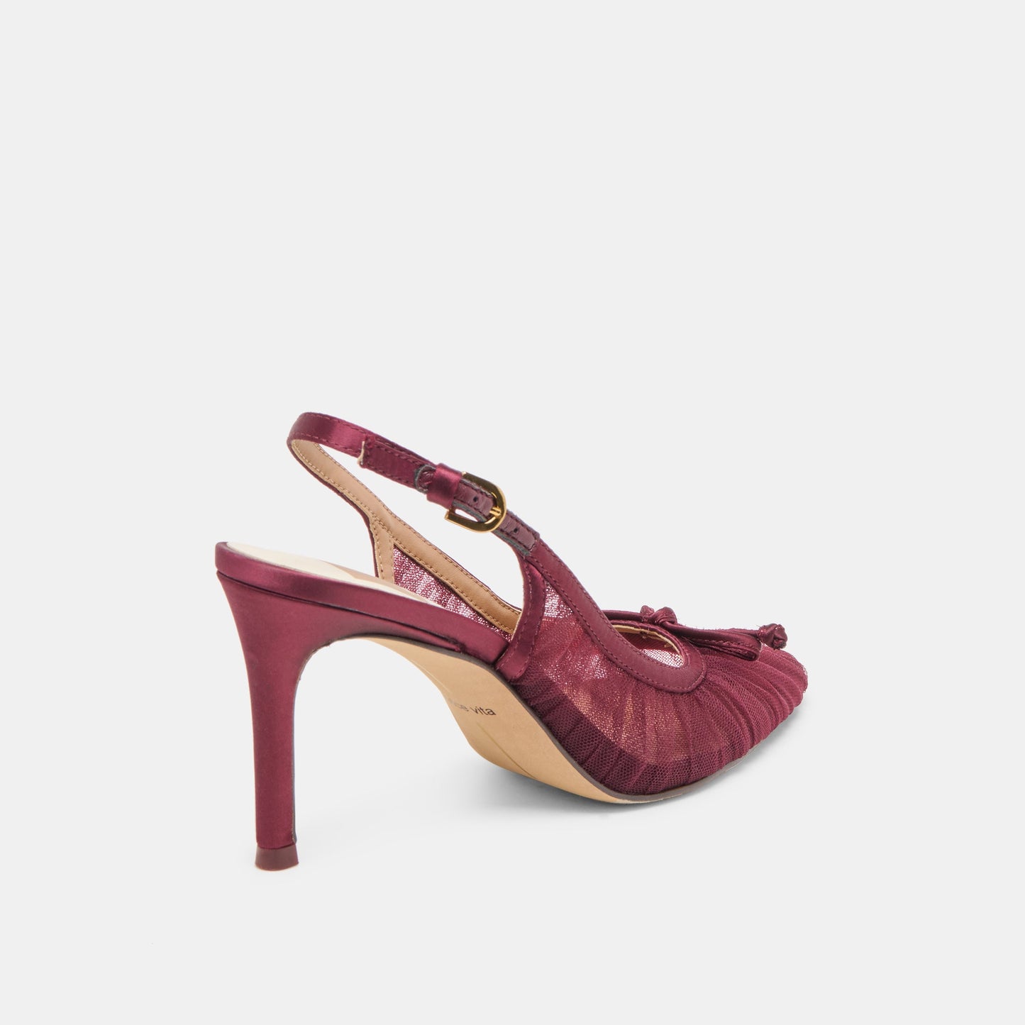 Dolce Vita Yela Cranberry Tulle Heels