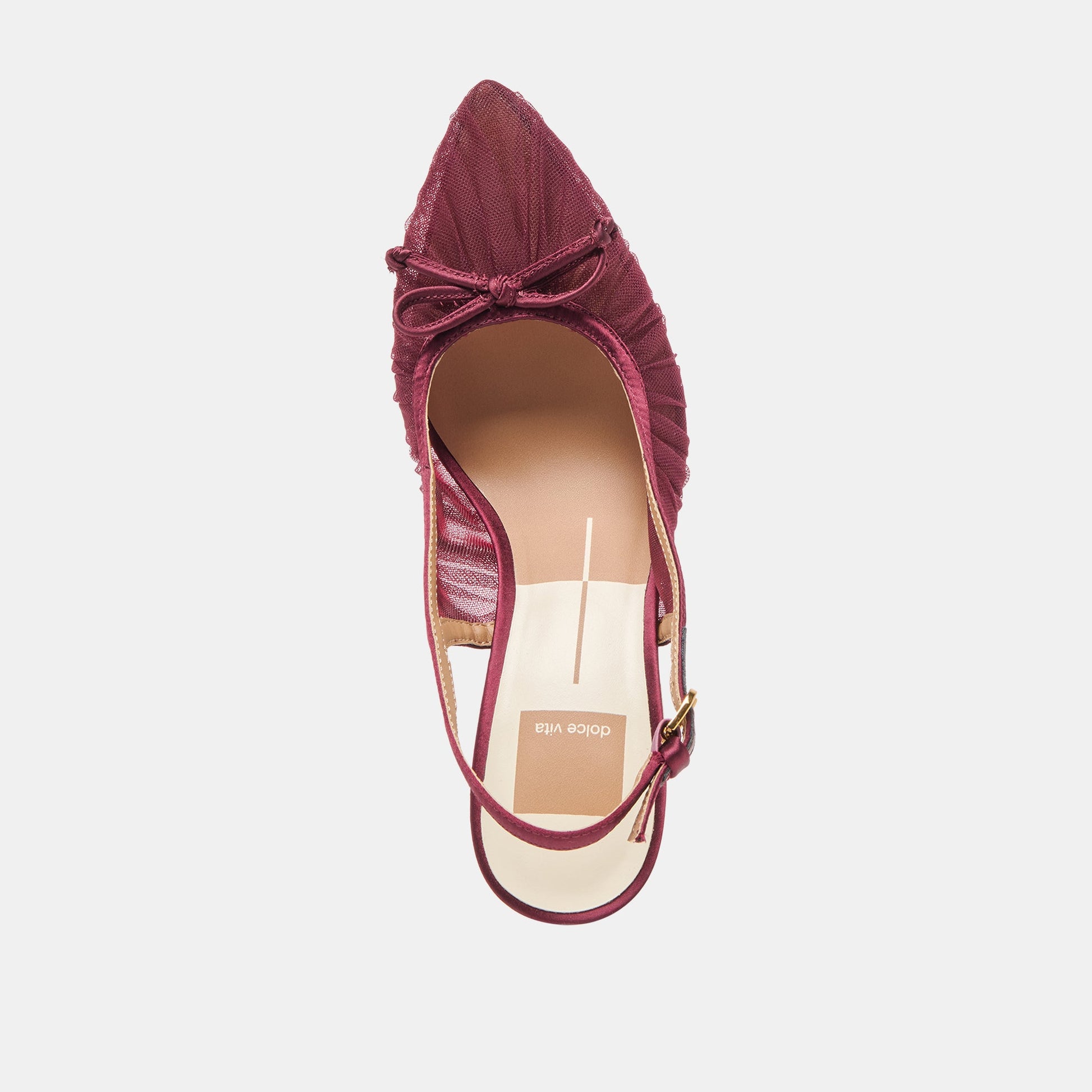 Dolce Vita Yela Cranberry Tulle Heels