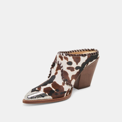 Dolce Vita Jolyn Cocoa Taurus Calf Hair Heels