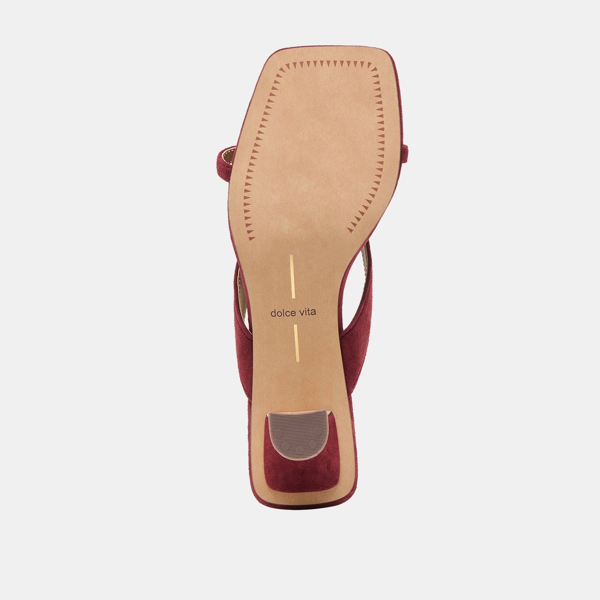 Dolce Vita Brevel Oxblood Suede Heels