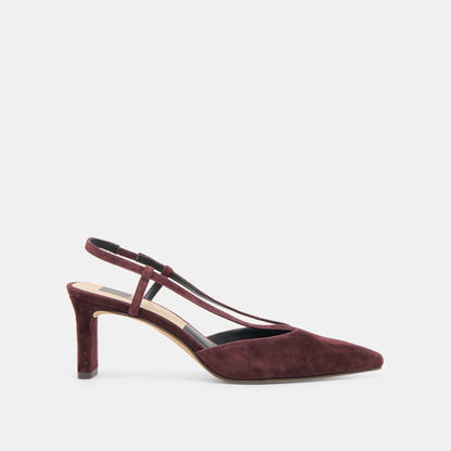 Dolce Vita Ginay Mulberry Suede Heels