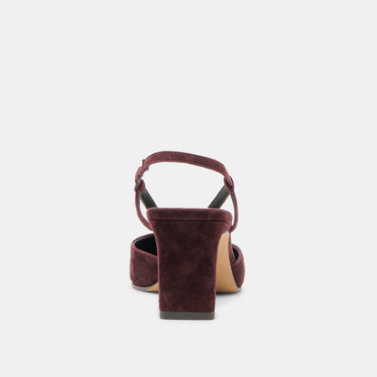 Dolce Vita Ginay Mulberry Suede Heels