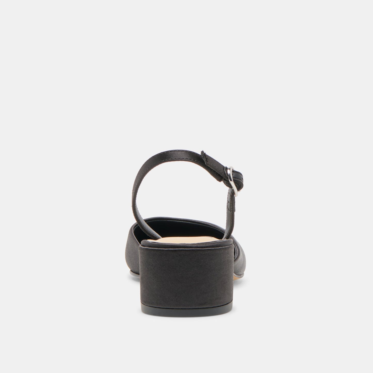 Dolce Vita Carel Onyx Satin Heels