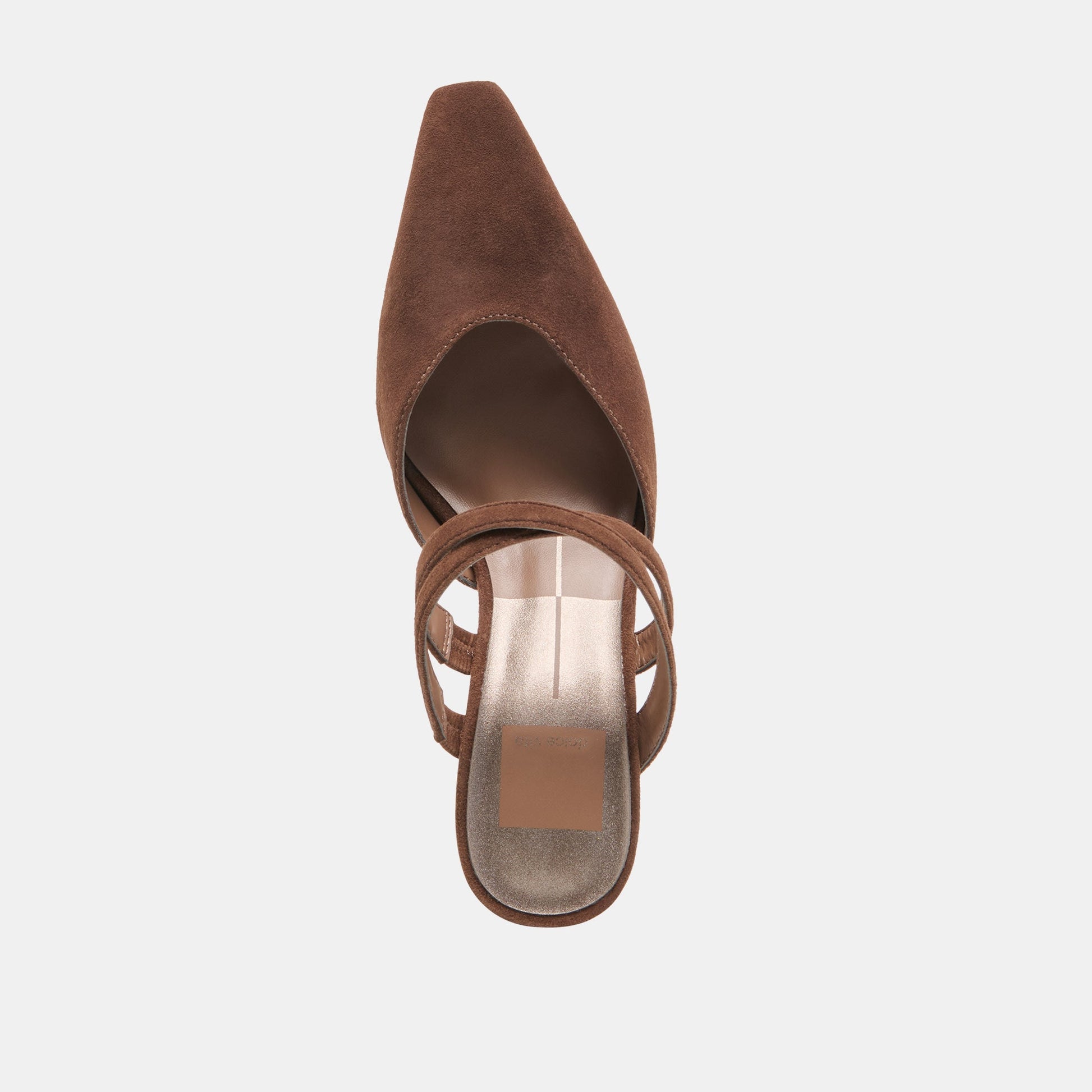 Dolce Vita Linore Dk Brown Suede Heels