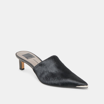 Dolce Vita Lexy Nero Calf Hair Heels