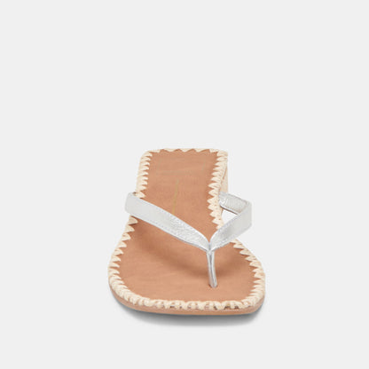 Dolce Vita BARTY SANDALS SILVER METALLIC LEATHER