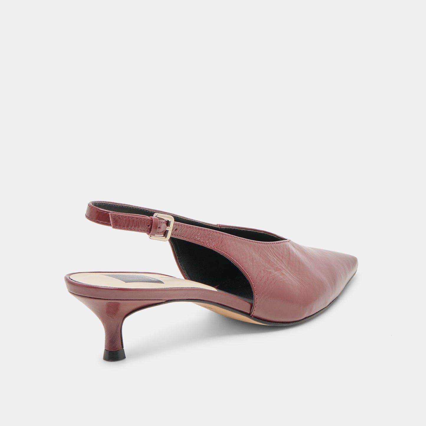 Dolce Vita Alenna Oxblood Crinkle Heels