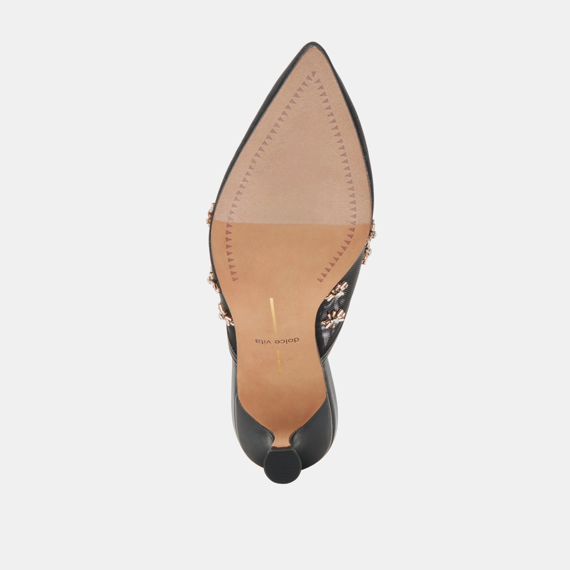 Dolce Vita CLARA WIDE HEELS BLACK MESH
