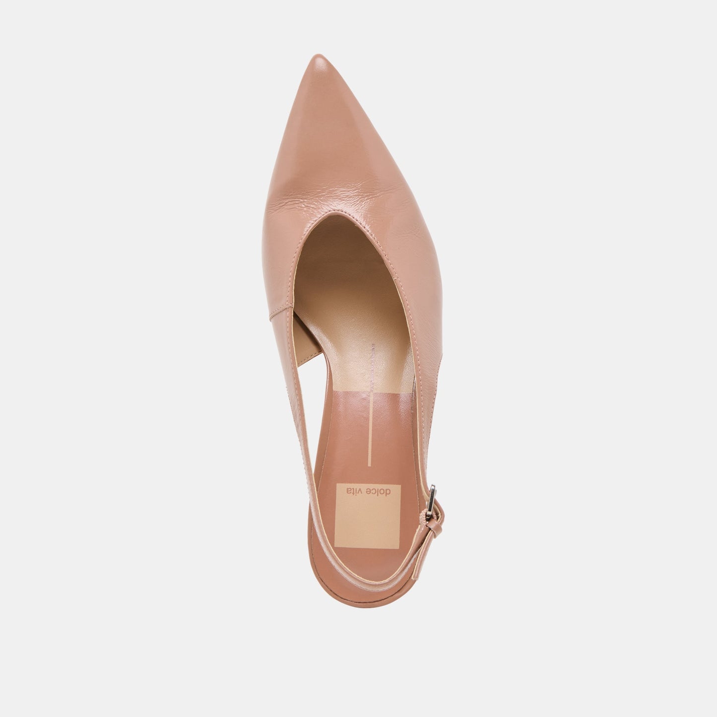 Dolce Vita ALENNA HEELS WHISKEY CRINKLE PATENT