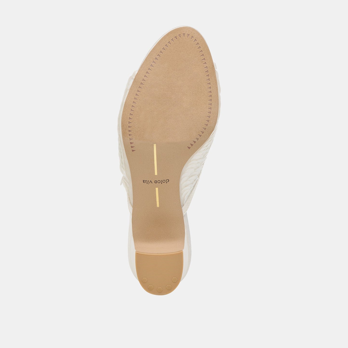 Dolce Vita Inga Off White Satin Heels