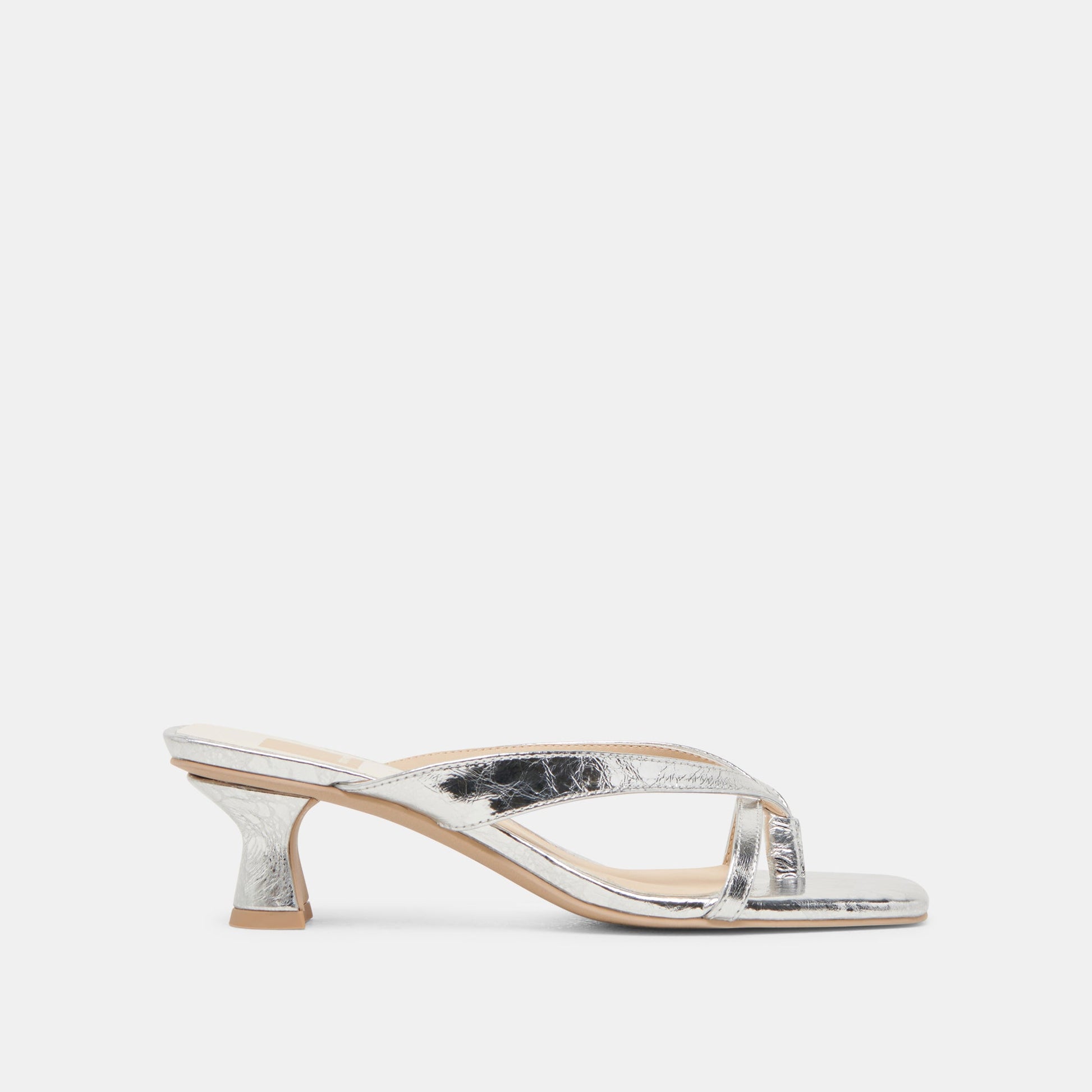Dolce Vita BREVEL HEELS SILVER DISTRESSED LEATHER