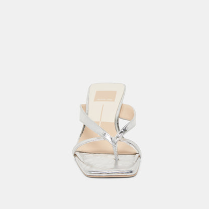Dolce Vita BREVEL HEELS SILVER DISTRESSED LEATHER