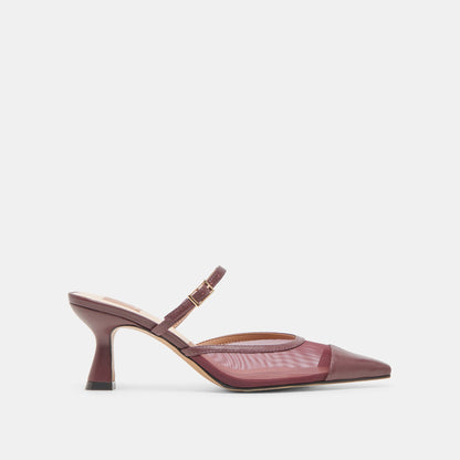 Dolce Vita Loyd Burgundy Mesh Heels