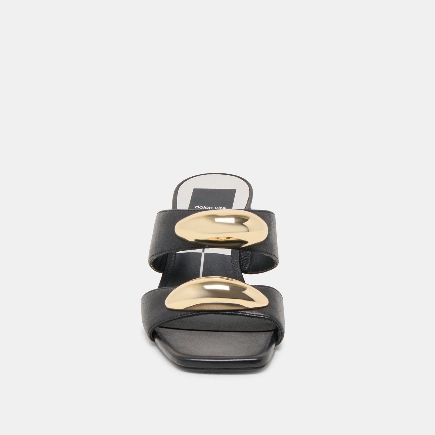 Dolce Vita Barnet Black Leather Heels